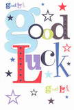 Brimming with cheer and steadfast optimism, this 'Good Luck' card captures the spirit of encouragement found throughout Welwyn's close-knit neighborhoods. The brightly colored script-oversized pastel blues, bold reds, mossy greens, and regal purples-melds like a local artist's palette before an exhibition near Mill Green Museum. Whimsical stars-navy, lilac, and vibrant lime-sweep playfully across the crisp white background, mimicking the cascade of wishes that fill the air before a milestone or celebration in Welwyn. The card's surface feels pleasingly smooth, reminiscent of the thick, quality card stock you'd find in our local boutiques. There's a simple magic in this tactile joy, much like the feeling of a friend's hand pressed into yours for good luck. Designed to accompany new beginnings-whether sending someone off to university or wishing them success at a local audition-this card brings heartfelt optimism and playful energy, a reflection of the hope we cherish in the heart of Welwyn and the meticulous craftsmanship we value at Flower Delivery Welwyn.